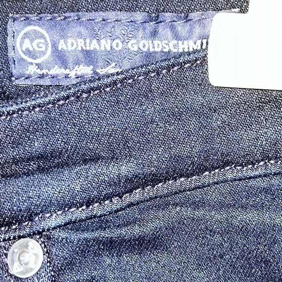 AG Adriano Goldschmied The Ballad Slim Bootcut Black Jeans Sz 27 R - Picture 7 of 10